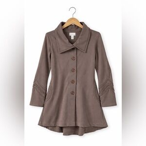 Soft Surroundings Tallulah Embroidered Jacket XS